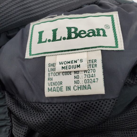 LL Bean Nordic Over Pant Full Zip Sides Ski Pant Black Womens Medium New No Tags - Picture 5 of 6